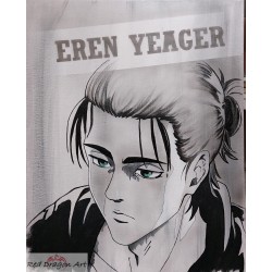 Attack on Titan Eren Yeager Canvas Print