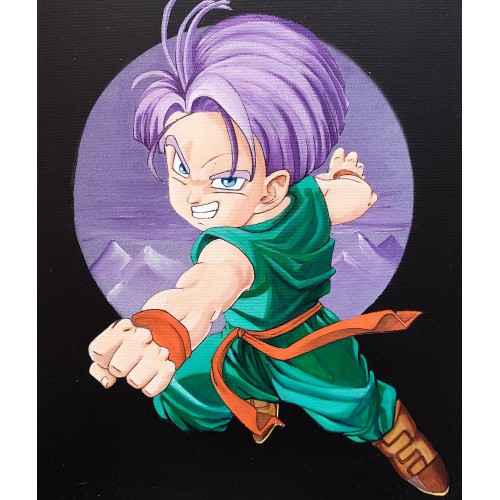 Kid Trunks Canvas Board Painting 6