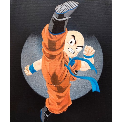 Krillin Canvas Print 2