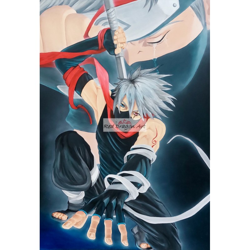 Naruto Kakashi Hatake Canvas Print