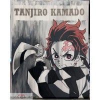 Demon Slayer Tanjiro Kamado Canvas Painting
