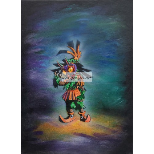 Zelda Skull Kid Canvas Print