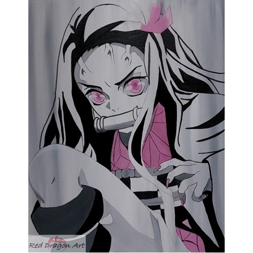 Demon Slayer Nezuko Canvas Print